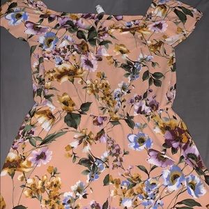 plus size floral romper